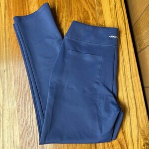 Cutter & Buck Annika Slate Blue CB DRY TECH UPF 50+ Activewear Leggings Golf